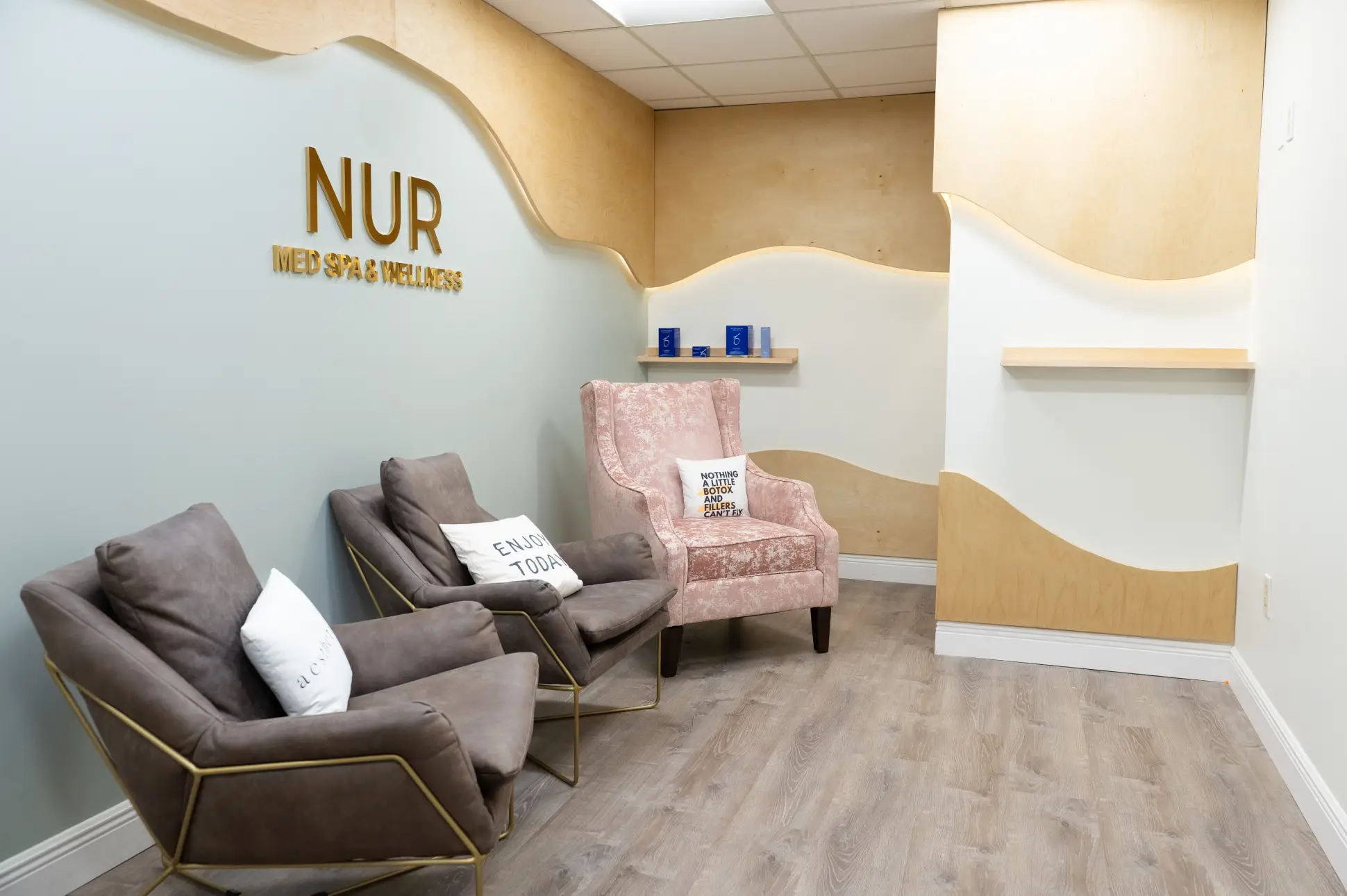 Lounge Area at NUR Med Spa